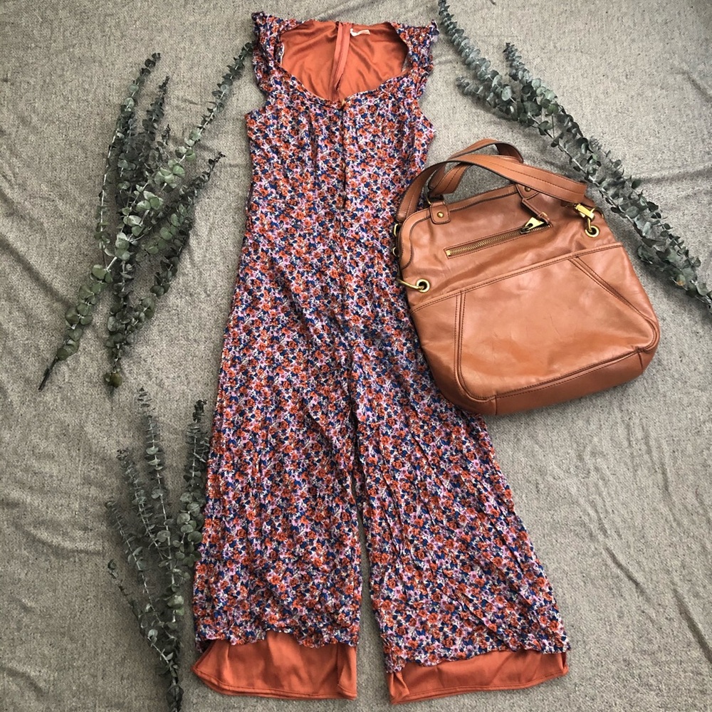 Floral Boho Jumpsuit Romper
